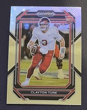 2023 Panini Prizm Draft Picks Clayton Tune Football Rookie Card Houston Cougars. rookie card picture