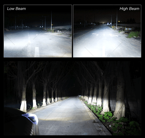 for Dodge Ram 1500 09-17 Combo H11 9005 4side LED Headlight Hi+Lo Beam+Fog Light - Picture 2 of 10