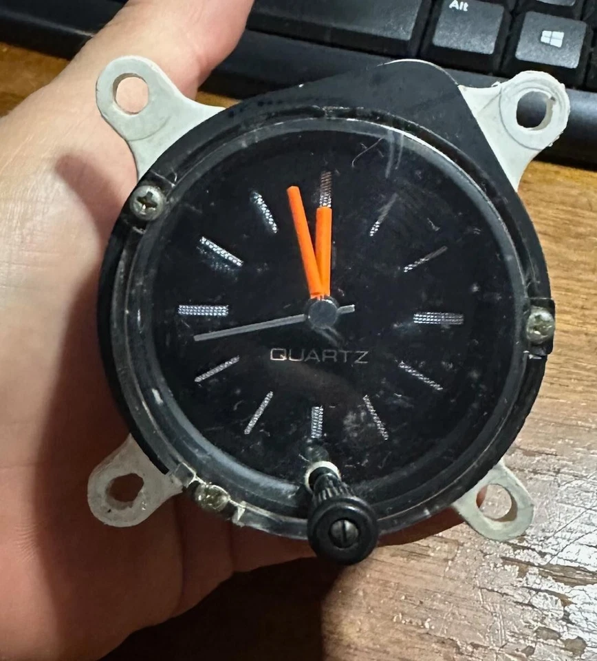 (2) Reloj consola tablero importación Toyota Honda 1970-76 Jeco Japón #27003 Foto 2 de 4