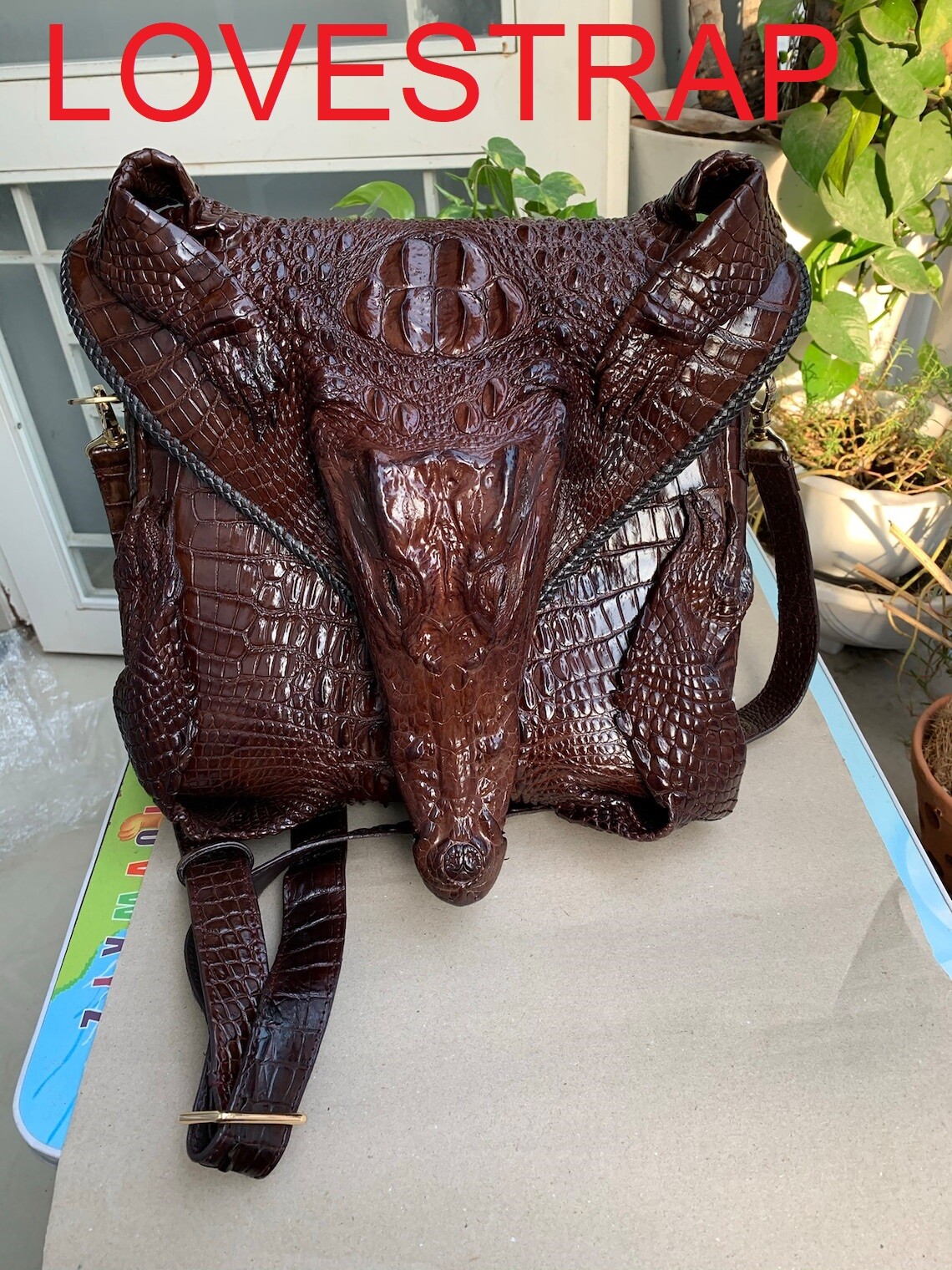 original crocodile skin bags