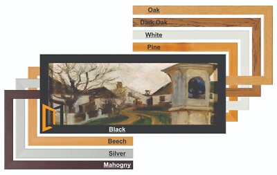 Panoramic Photo Frames Acrylic Glass Picture Poster Frame Real Wood ALL ...