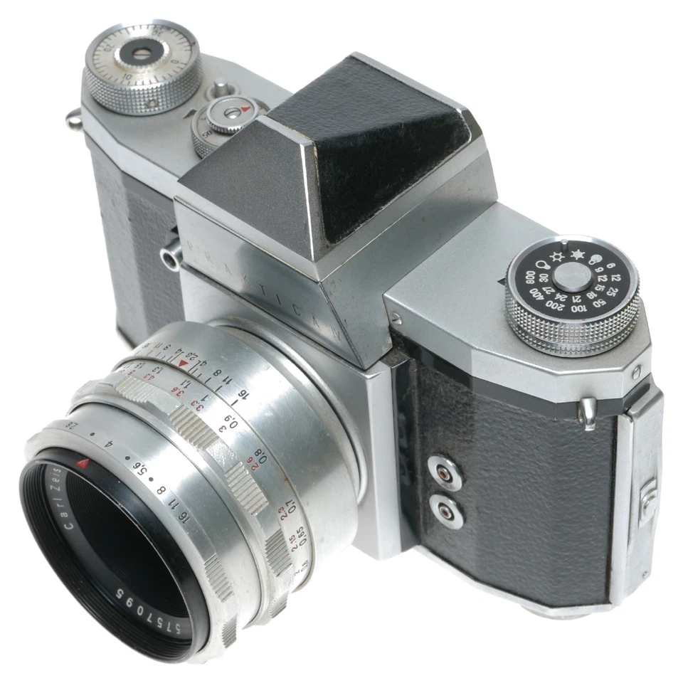 Cámara Pentacon Praxis IV versión 2 Carl Zeiss Jena Tessar 2,8/50 Foto 4 de 4