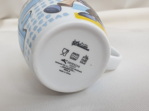 Diddl Tasse Diddlina Buchstabe F ABC Federball Galupy Sammeltasse Becher Vintage - Bild 8 von 9