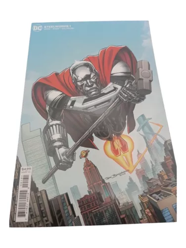 Steelworks #1 (DC Comics August 2023) Cover B Jon Boganove Card Stock