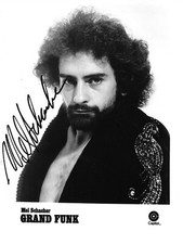 * MEL SCHACHER * signed 8x10 photo * GRAND FUNK RAILROAD * PROOF * 6