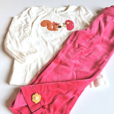 Pantalon Gymboree Fall For Autumn Vert - Taille 7 - Coton/Spandex, Neuf Avec étiquettes