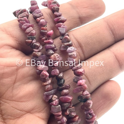 Natural Gemstones Drilled Nuggets Chips Tumbles Loose Gemstone Beads 34 inches - Picture 28 of 140
