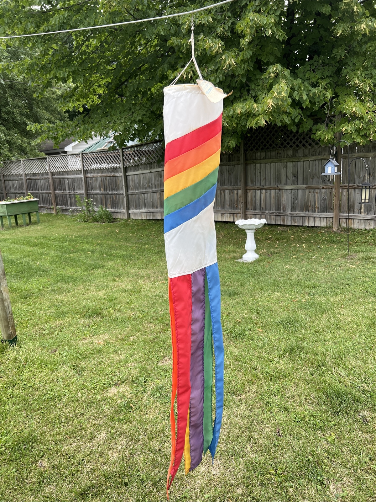 Vintage Windsport Windsox Rainbow Windsock With Original Tag Austin Texas eBay