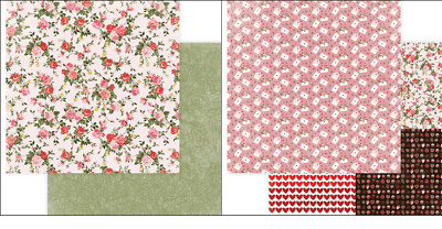 Photoplay Be Mine Scrapbooking Papier 12'' Sei meine Liebe Hochzeit 30,5x30,5 cm