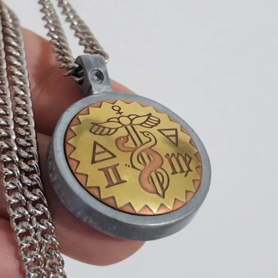 【HERMES】Nomade necklace Hermes Silver Pendant Necklace