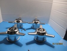 4 Caps For Polished Wire Mag 3 Bar Spinners Appliance Wheels 3 18 Od 4 Caps For Polished Wire Mag 3 Bar Spinners Appliance Wheels 3 18 Od