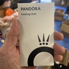 Pandora Double-Sided Pink Polishing Cloth 2 in 1 Jewellery Cleaning (m3