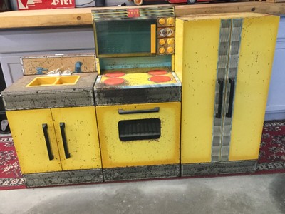 vintage sears metal play kitchen