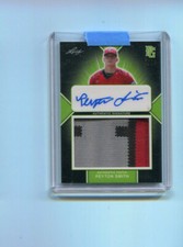 2020 Leaf Perfect Game All-American Patch Emerald Peyton Smith Auto Patch 3/16