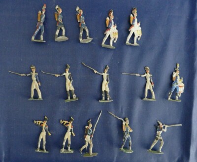 Plats d'étain Soldats Guerre de 1870 - Flat tin - Zinnfiguren