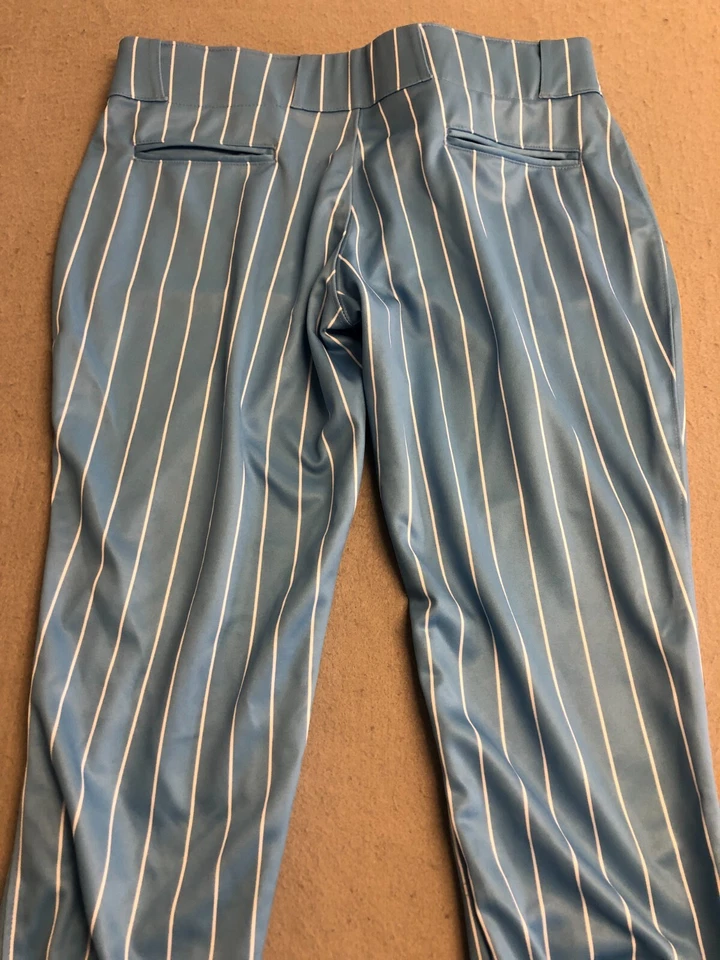 Champro Softball Pants Womens XXL Retro Blue Stripe Shirt Grip Jogger Style - Image 4 of 4