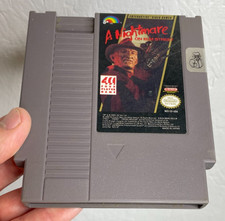 A Nightmare on Elm Street Video Game NES Nice Condition Horror
