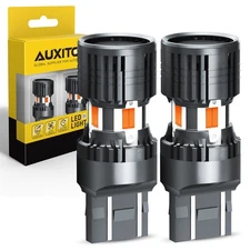 AUXITO Amber 7443 7444 LED Front Turn Signal Light Bulbs No Hyper Flash 7440 2x