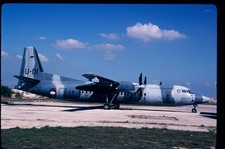 BG243 ORIGINAL K64 AIRCRAFT SLIDE: RNLAF Air Force Fokker 60 U-01