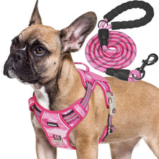 Heavy Duty Tactical Dog Harness for Medium Dogs, No Pull Adjustable Pet Harness