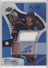 2021 Upper Deck Allure Rookies Blue Line Jersey 29/75 Cole Sillinger Auto 0q6y