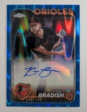 2024 Topps Chrome Update Kyle Bradish Blue RayWave Auto /150