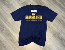 New Navy Fanatics Georgia Tech Yellow Jackets Baseball Men's Small T-Shirt