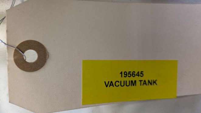 FERRARI 360 SPIDER PARTS 125789 VACUUM ACCUMULATOR TANK 195645