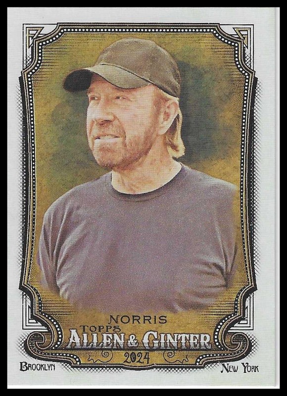 2024 Topps Allen & Ginter #255 Chuck Norris