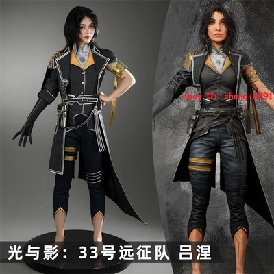 Clair Obscur：Expedition 33 Lune Costume Cosplay Party Dress Halloween Jacket Set
