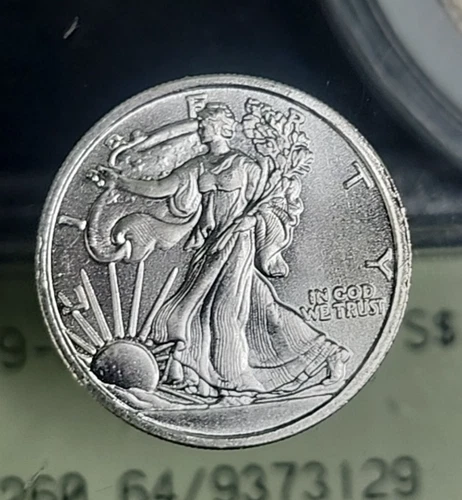 1/10th Silver .999  3.11 grams Silver Round BU