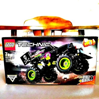 LEGO Technic Grave Digger Monster Jam 42118 Pullback Car Set Unopened