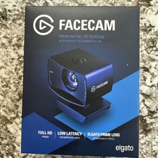 Elgato Facecam Premium 1080p60 Full HD Webcam Gaming Prime Lens Brand New Sealed