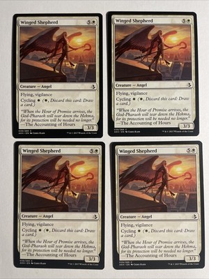 4x Mtg Amonkhet Winged Shepherd NM Magic Karte Magic The Gathering