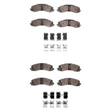 For Ram 2500 19-24 Disc Brake Pad Set DFC 5000 Advanced Semi-Metallic Front &