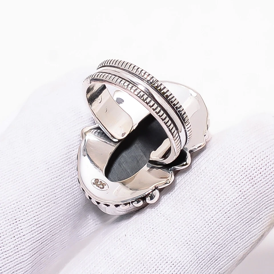 Abalone Muschel Edelstein 925 Sterling Silber Handarbeit Schmuck Ring alle Gr... - Bild 4 von 4