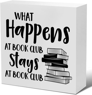 Lover Desk Decor What Happens at  Club Stays at  Club Wooden Sign Farmhouse  Lov