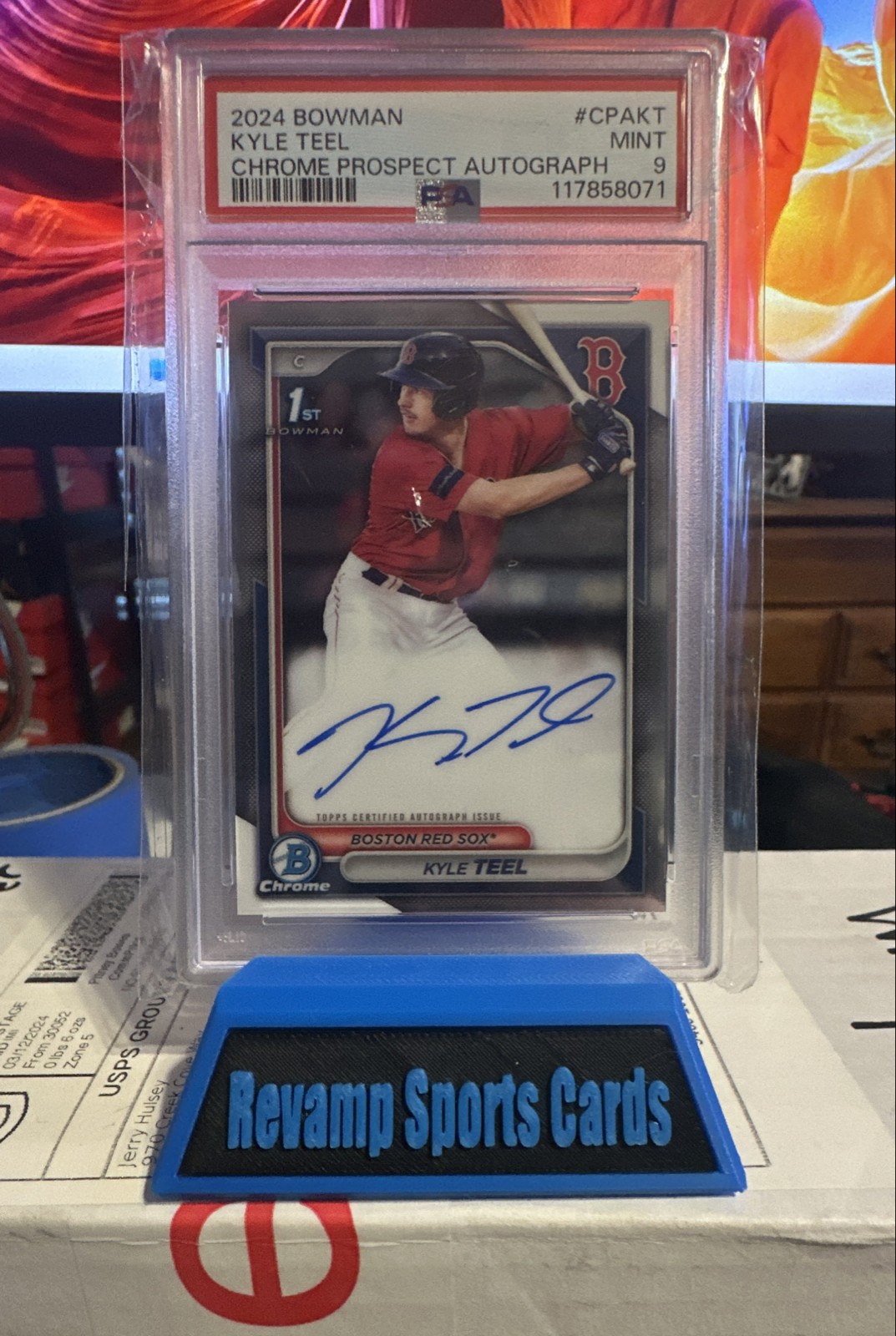 2024 Bowman - Chrome Prospect Autographs Kyle Teel #CPA-KT (AU, RC)
