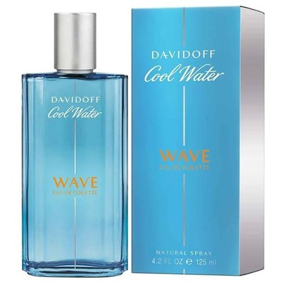 COOL WATER WAVE * Davidoff 4.2 oz / 125 ml Eau de Toilette Men Cologne Spray