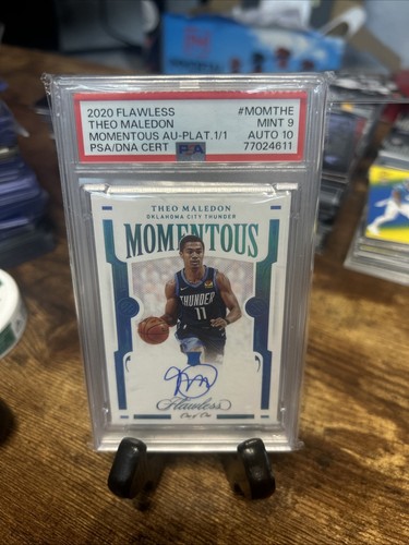 2020 Flawless Theo Maldedon Momentous Auto 1/1 Psa 9