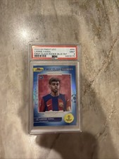 2023-24 Topps Finest UEFA Club Comp -FC Rookies Lamine Yamal Blue Refractor /150
