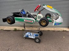 USED 2024 TONY KART 401RR CHASSIS WITH NEW ROTAX MAX SENIOR ENGINE