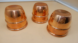 RINGS N THINGS RNT2 set of 3 COPPER CUPS magician magic trick