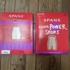 2boxes Spanx Higher Power High Waisted Shaper Short Size 2X NWT Nude