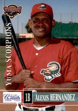 2005 Yuma Scorpions Grandstand #15 Alexis Hernandez Paramedic Francisco Guzman
