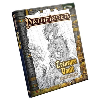 Paizo Pathfinder Treasure Vault Remastered Sketch Cover Edition Hardcover