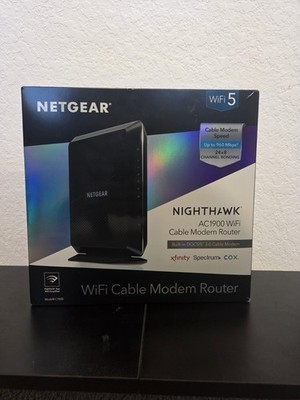 NETGEAR Nighthawk AC1900 WiFi Cable Modem Router - Model C7000