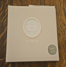 Hallmark Our Baby Girl 5 Years of Memories Photo Album Scrapbook Pink White