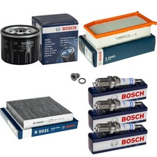 BOSCH Inspektionspaket Filterset Zündkerzen für Dacia Sandero II Logan MCV