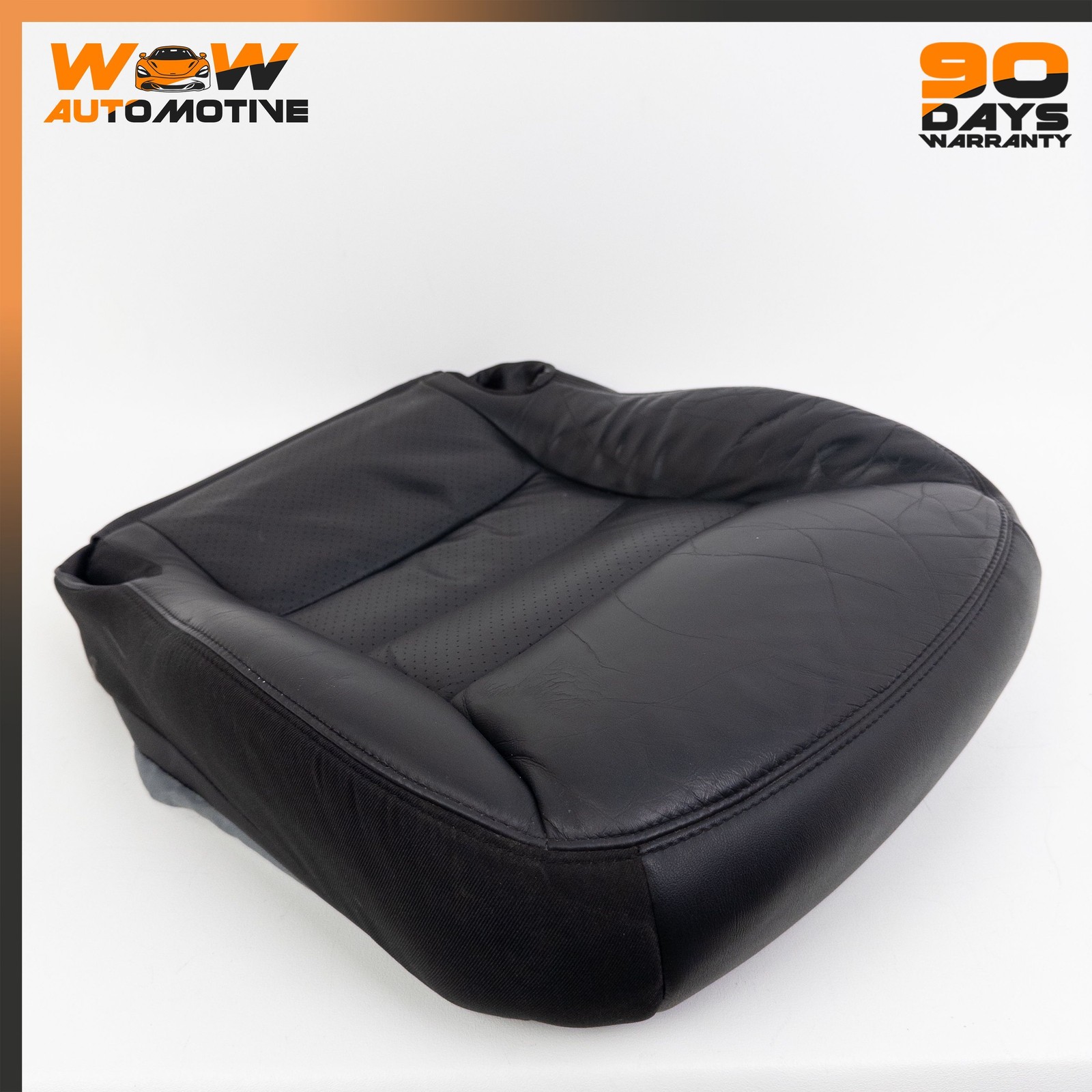05-11 CHEVROLET CORVETTE C6 FRONT LEFT BOTTOM LOWER SEAT CUSHION BLACK OEM